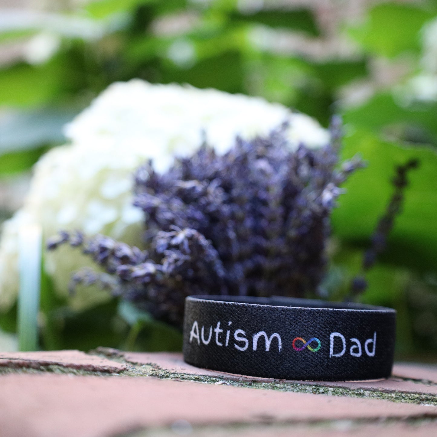 Autism Dad Motivational Awareness Wristband Reversible Bracelet // Gifts for Him // Inspirational Gifts // Love Needs No Words
