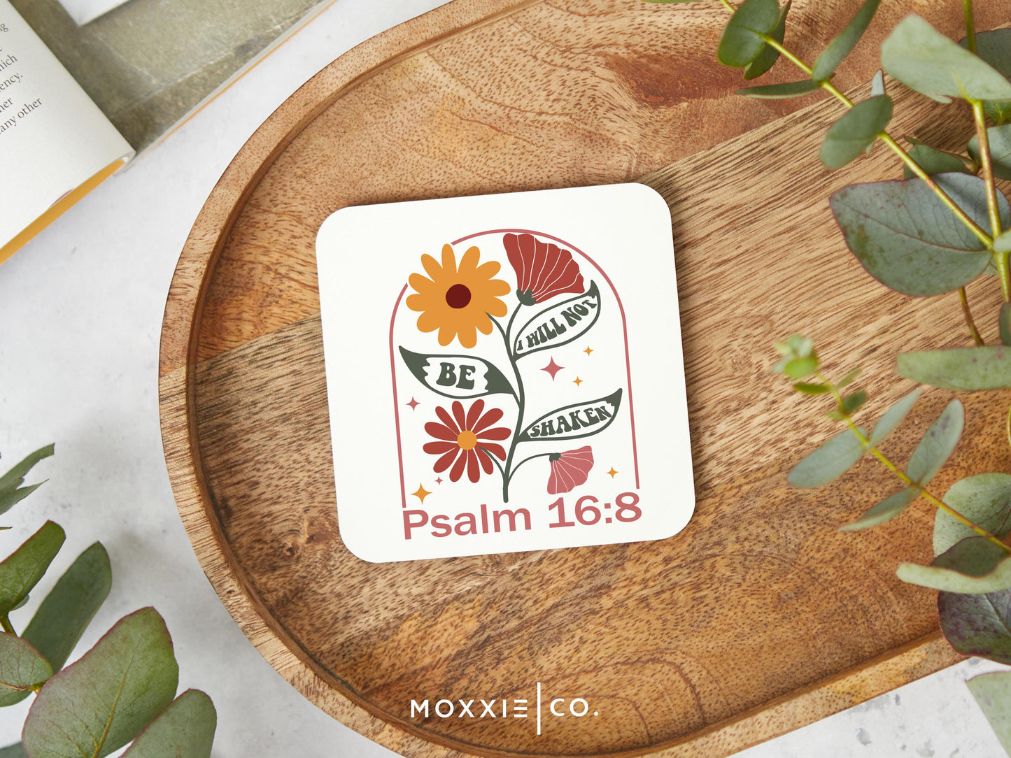 I Will Not Be Shaken - Psalm 16:8 Motivational Magnet | Inspirational Gift - Moxxie Co.