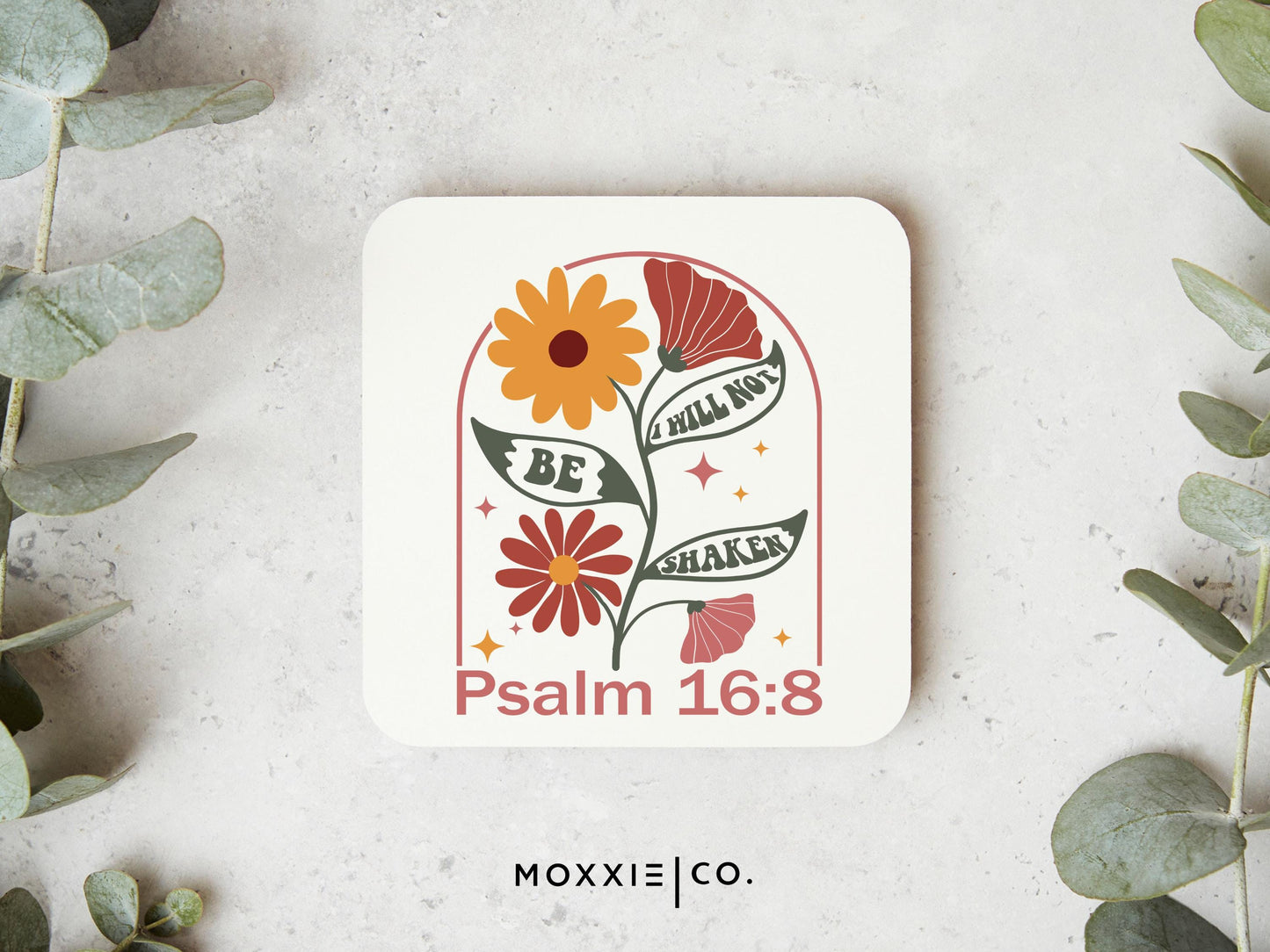 I Will Not Be Shaken - Psalm 16:8 Motivational Magnet | Inspirational Gift - Moxxie Co.