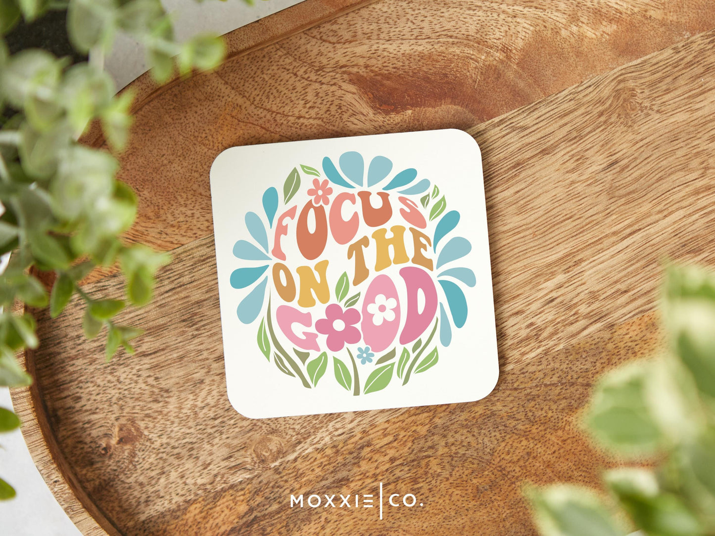 Focus on the Good" Motivational Magnet | Mental Health Awareness Uplifting Gift - Moxxie Co.