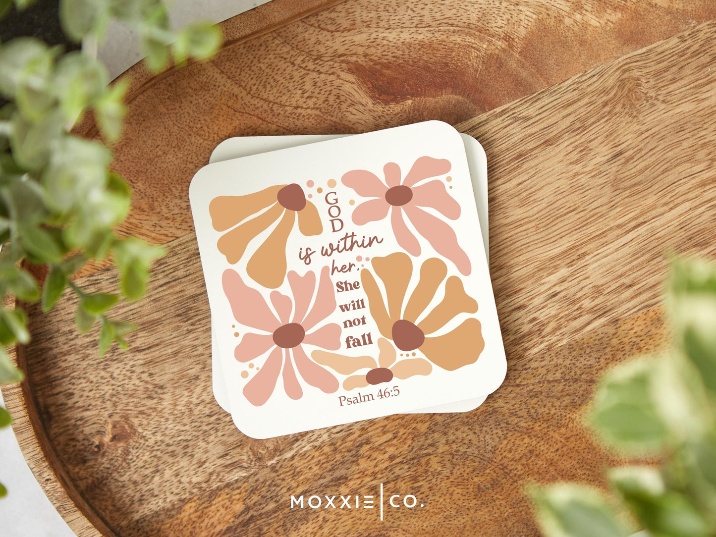 God is Within Her Psalm 46:5 Motivational Magnet | Bible Verse Inspirational Gift for Women - Moxxie Co.