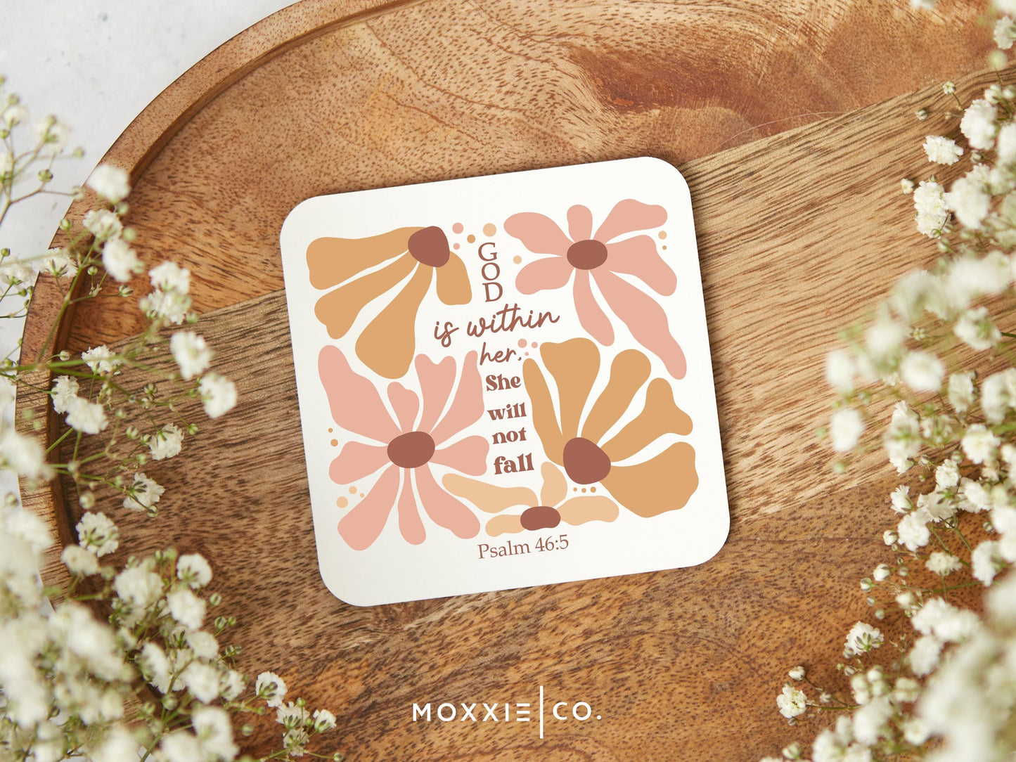 God is Within Her Psalm 46:5 Motivational Magnet | Bible Verse Inspirational Gift for Women - Moxxie Co.