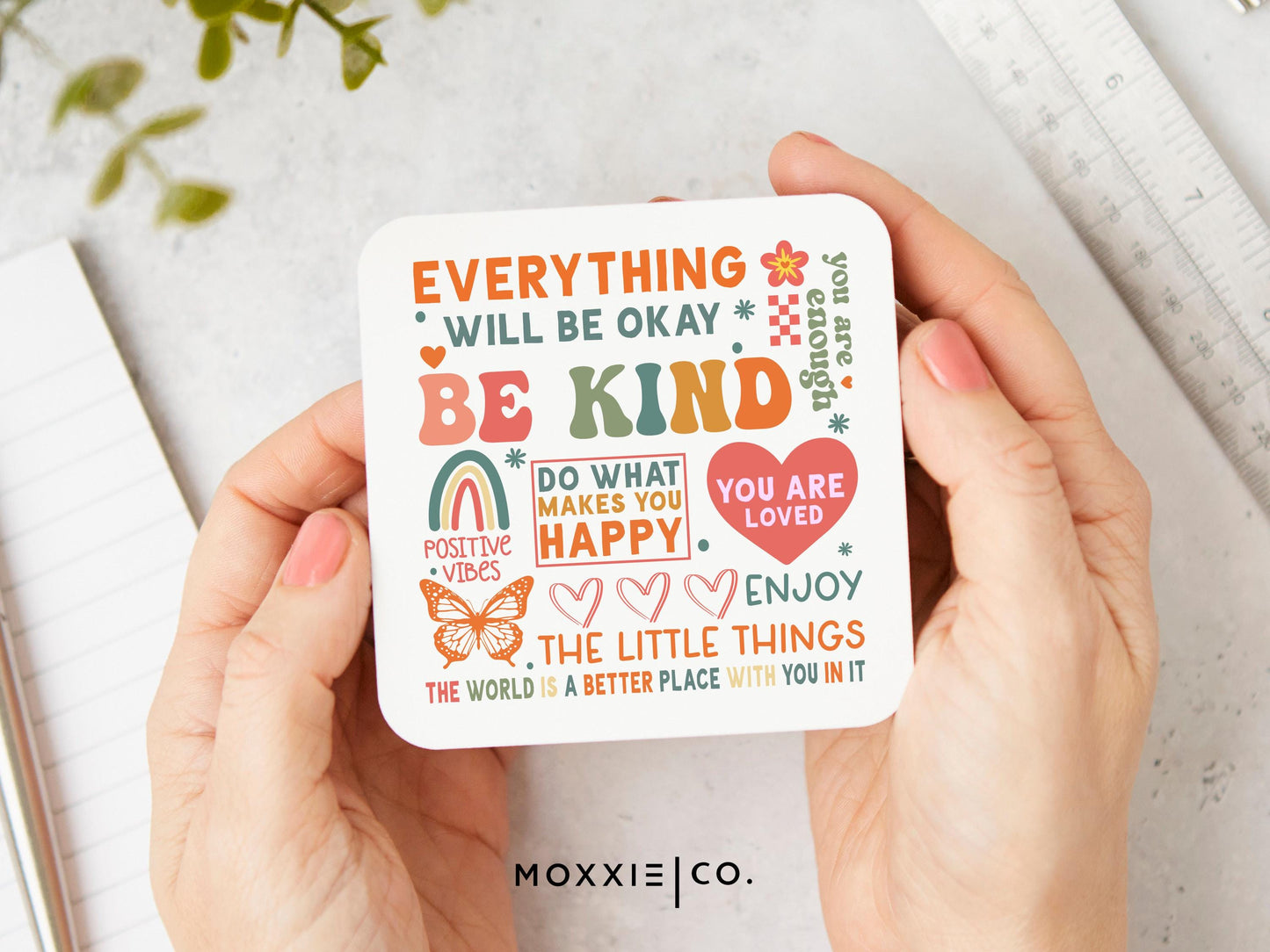 Be Kind Motivational Magnet | Inspirational Gift - Moxxie Co.
