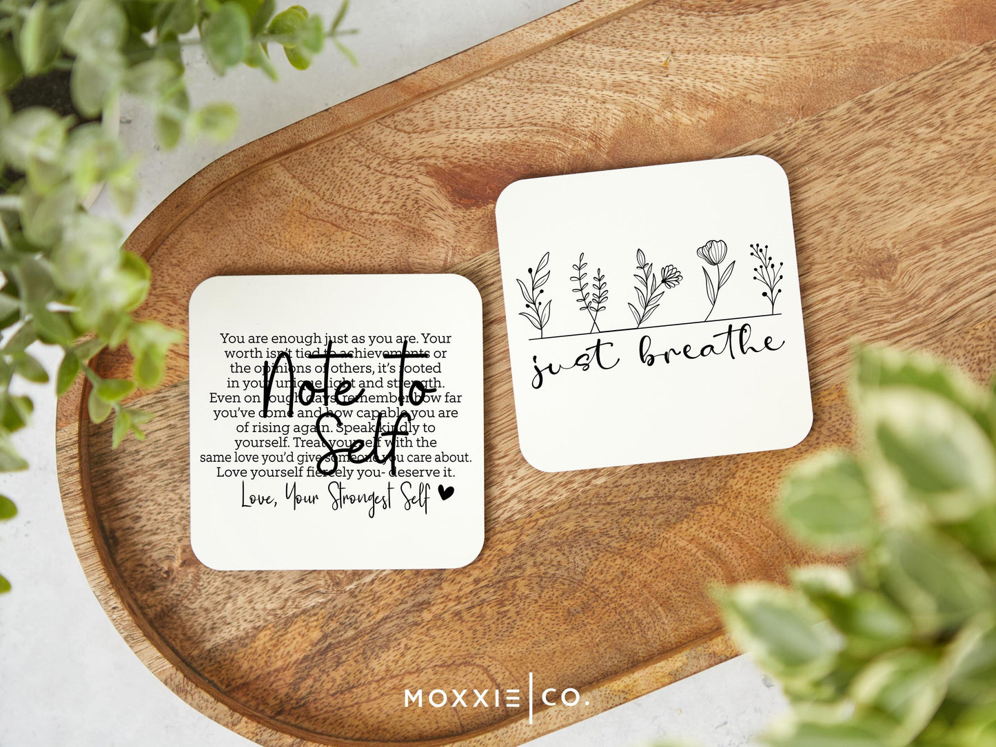 Note to Self Minimalistic Motivational Magnet | Inspirational Gift - Moxxie Co.