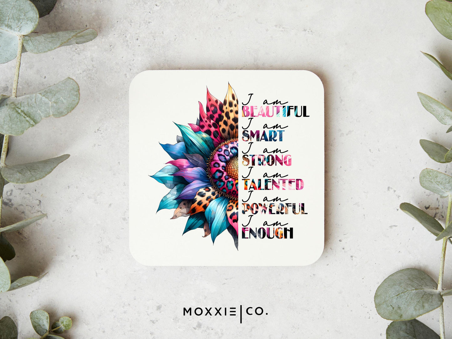 I am Beautiful I Am Smart I am Strong Mantras Motivational Magnet | Inspirational Gift - Moxxie Co.