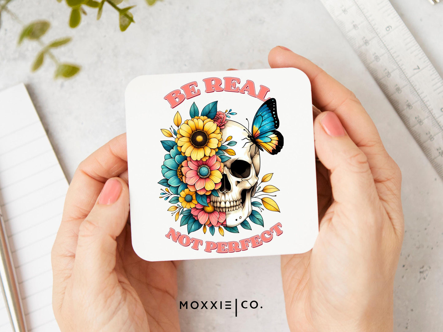 Be Real Not Perfect Bible Verse Motivational Magnet | Inspirational Gift - Moxxie Co.