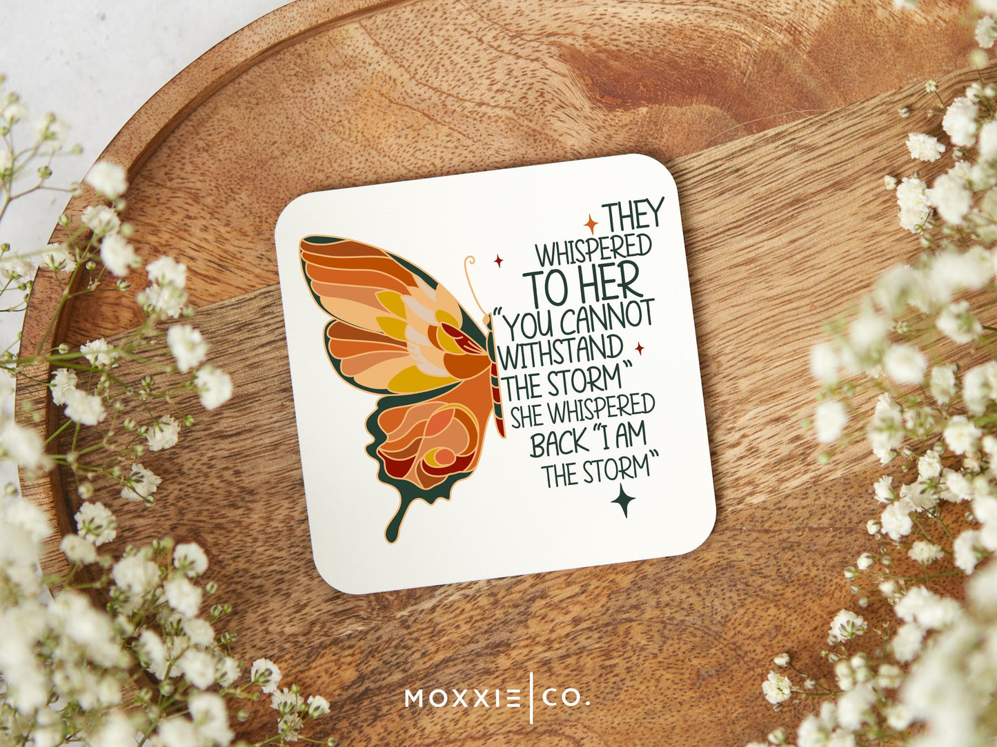 I am the the Storm Butterfly Mother's Day Gift Quote Motivational Magnet | Inspirational Gift - Moxxie Co.