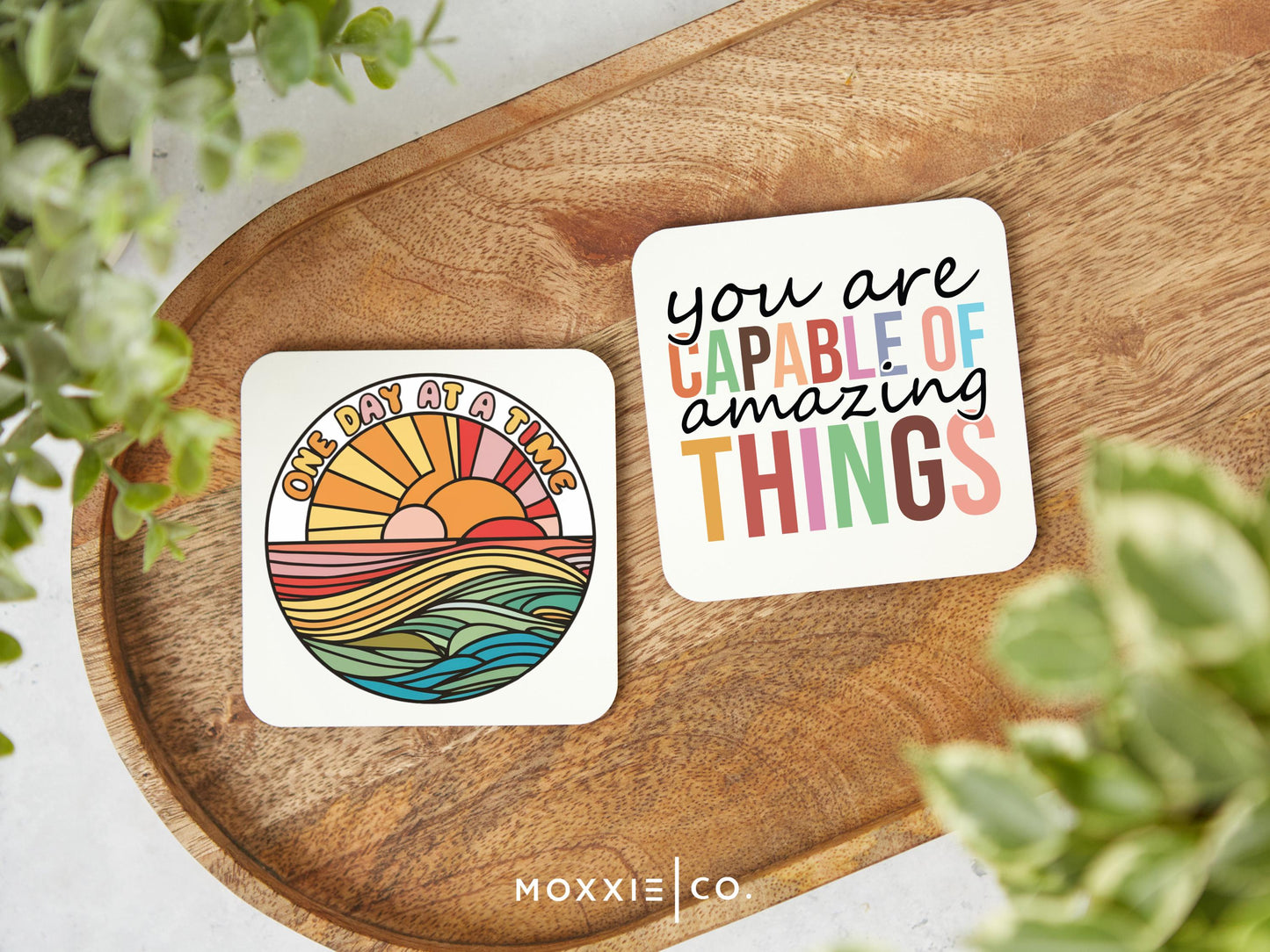 One Day at a Time Motivational Magnet | Inspirational Gift for Hope & Calm - Moxxie Co.
