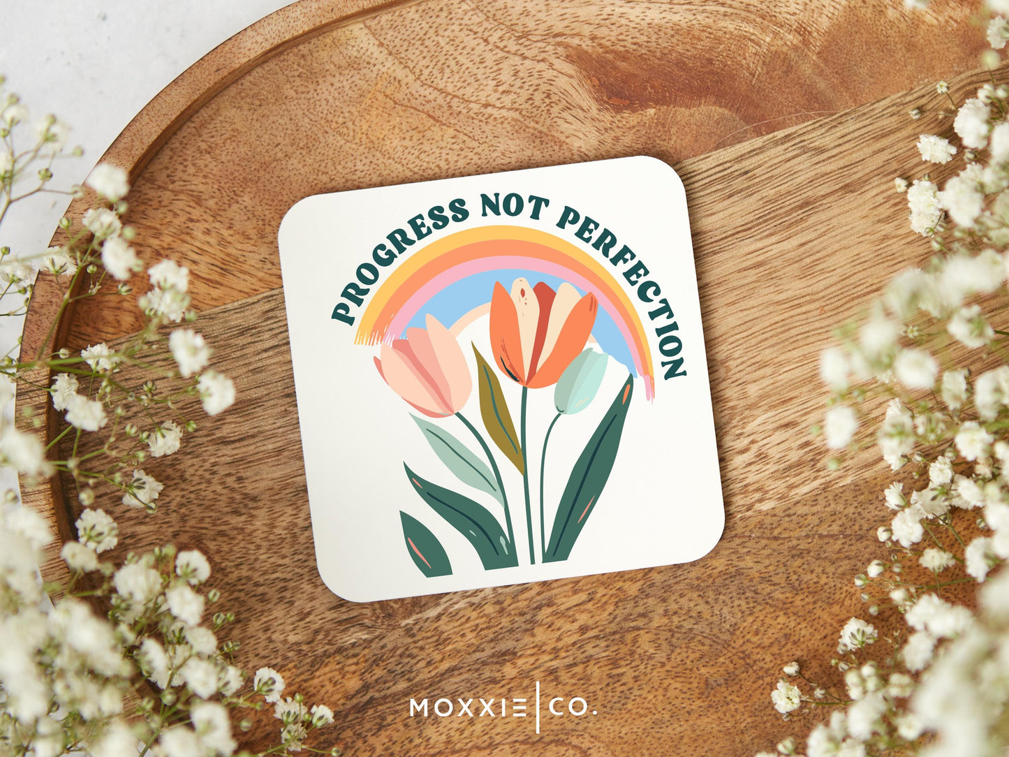 Progress Not Perfection Motivational Magnet | Inspirational Gift - Moxxie Co.