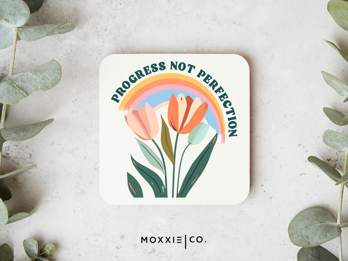 Progress Not Perfection Motivational Magnet | Inspirational Gift - Moxxie Co.