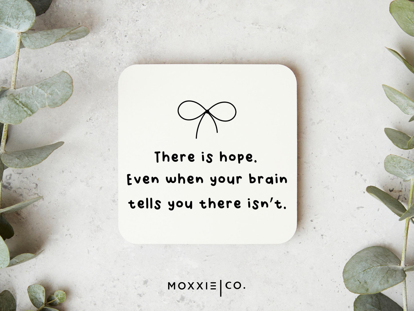 There is Hope Minimalist Motivational Magnet | Uplifting Gift for Mental Health - Moxxie Co.