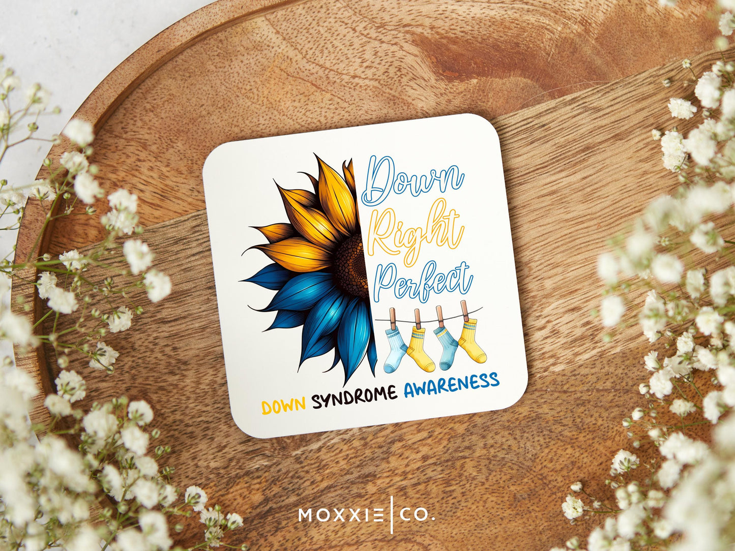 Down Right Perfect Down Syndrome Awareness Magnet | Uplifting Gift - Moxxie Co.