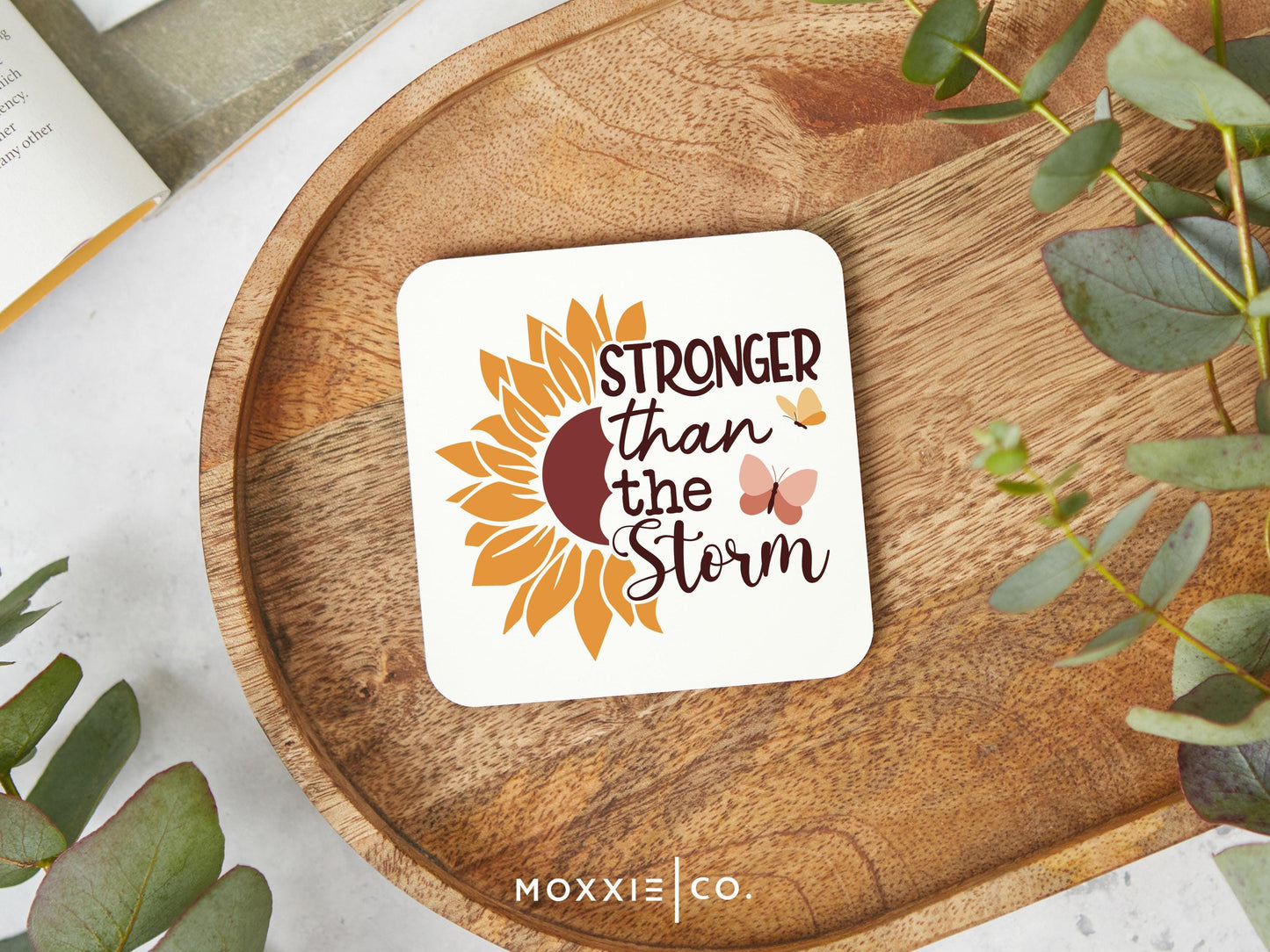 Stronger Than the Storm Motivational Magnet | Resilience Gift - Moxxie Co.