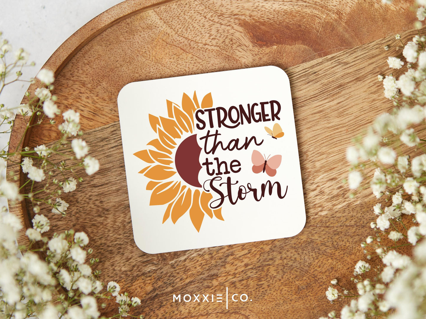 Stronger Than the Storm Motivational Magnet | Resilience Gift - Moxxie Co.