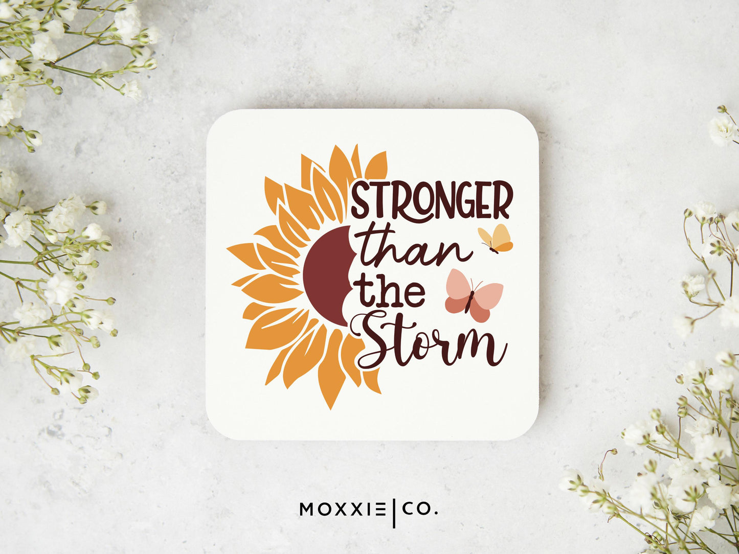 Stronger Than the Storm Motivational Magnet | Resilience Gift - Moxxie Co.