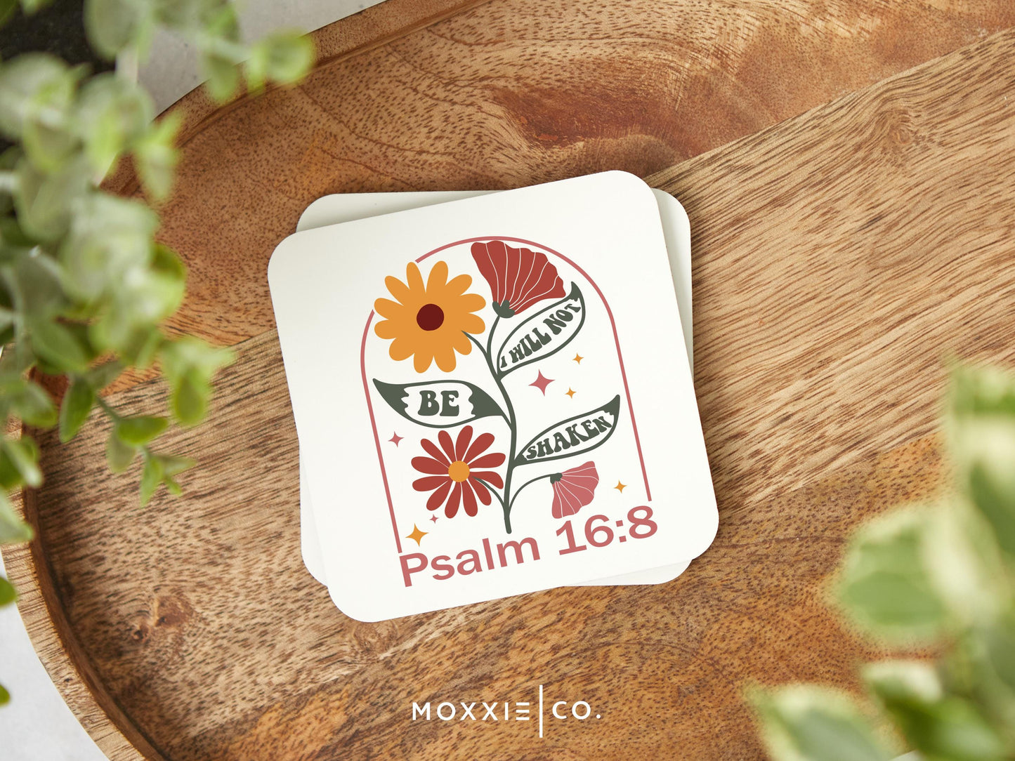 I Will Not Be Shaken - Psalm 16:8 Motivational Magnet | Inspirational Gift - Moxxie Co.