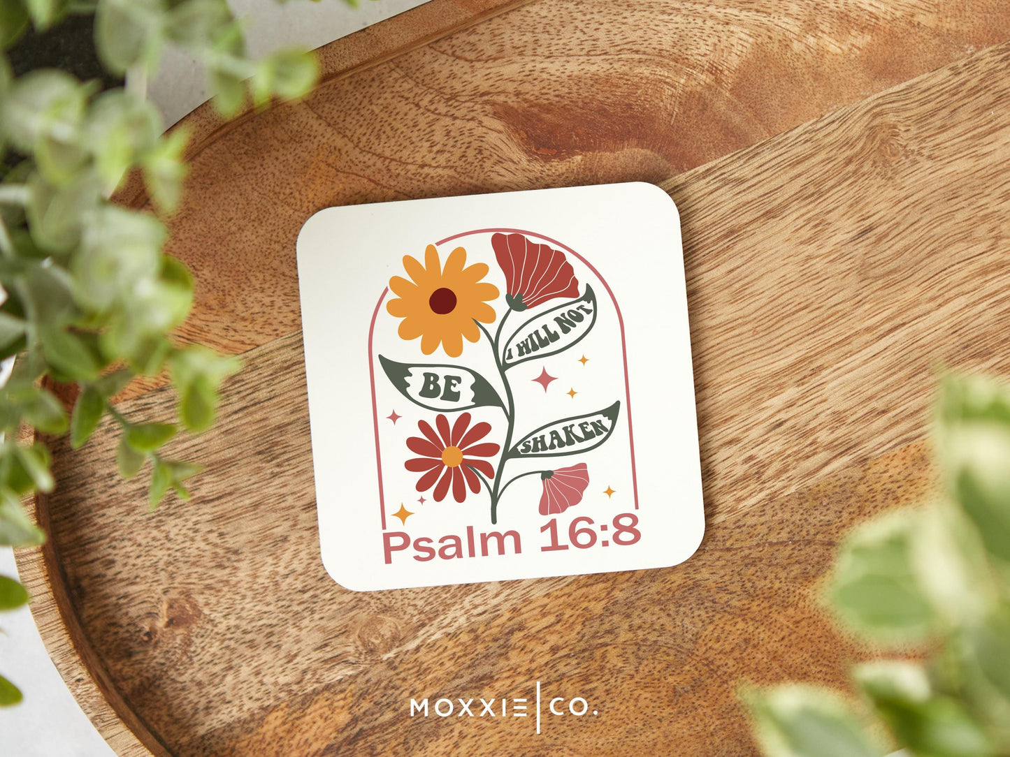 I Will Not Be Shaken - Psalm 16:8 Motivational Magnet | Inspirational Gift - Moxxie Co.