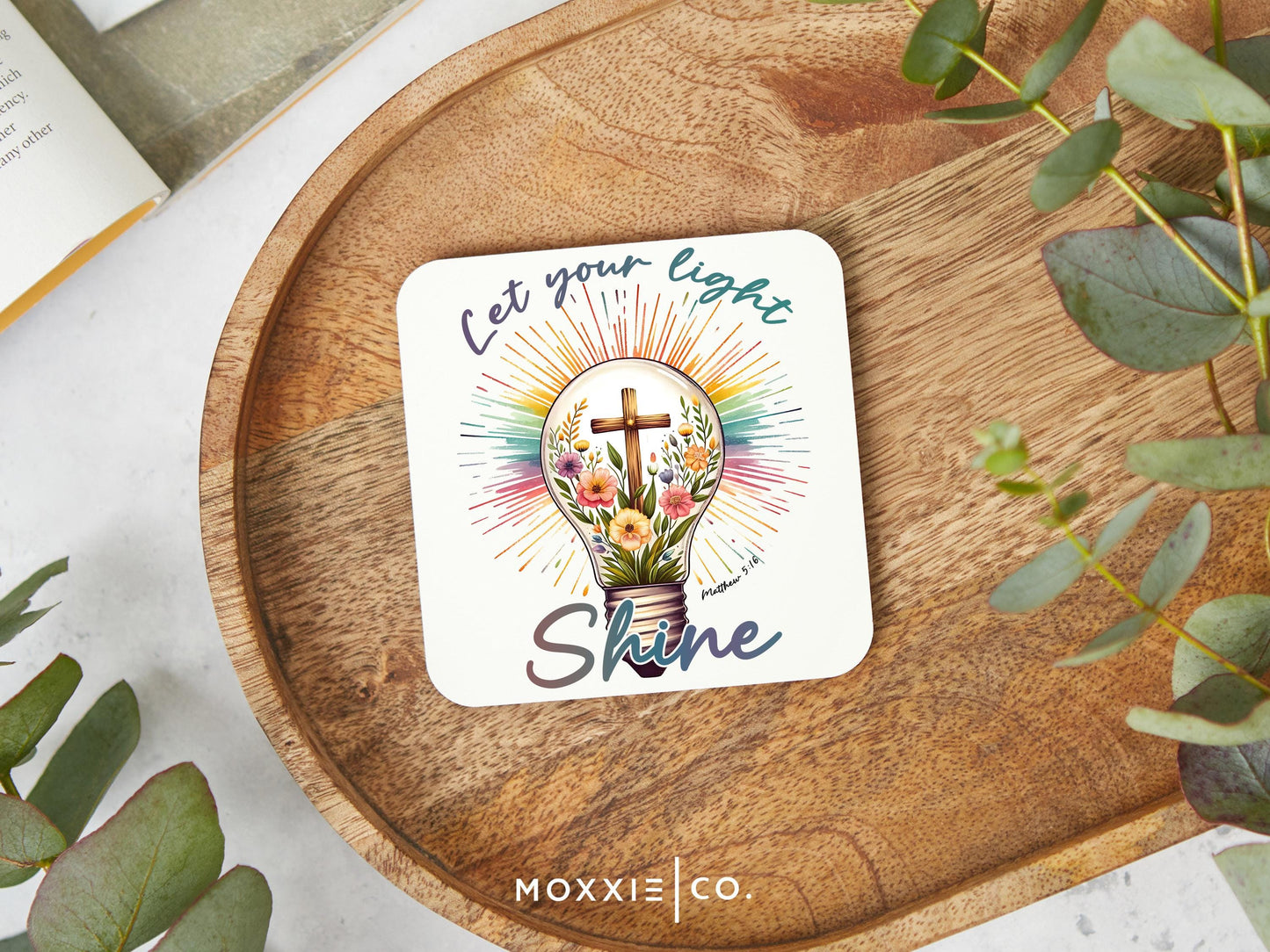 Let Your Light Shine Matthew 5:16 Motivational Magnet | Inspirational Gift - Moxxie Co.