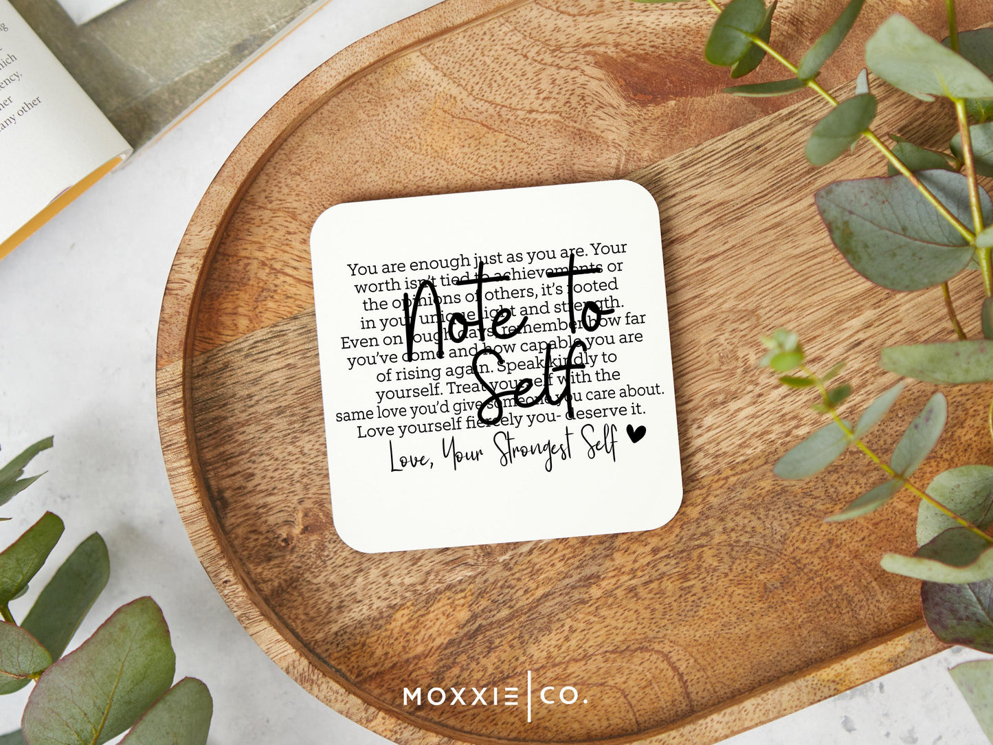 Note to Self Minimalistic Motivational Magnet | Inspirational Gift - Moxxie Co.