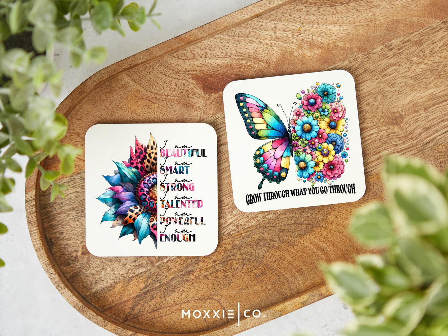 I am Beautiful I Am Smart I am Strong Mantras Motivational Magnet | Inspirational Gift - Moxxie Co.