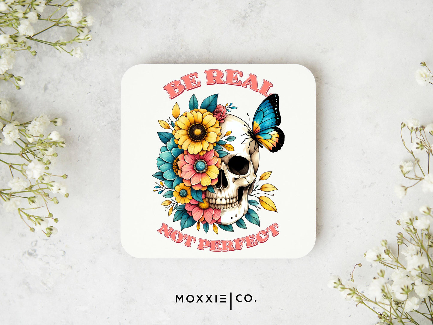 Be Real Not Perfect Bible Verse Motivational Magnet | Inspirational Gift - Moxxie Co.