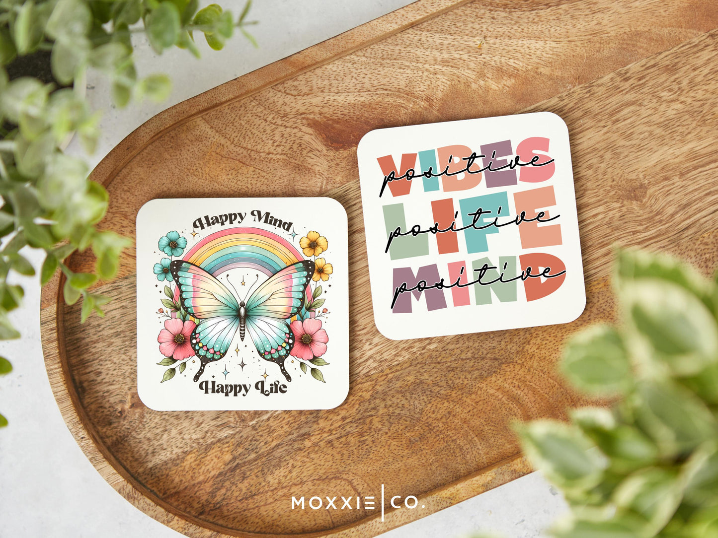 Happy Mind Happy Life Motivational Magnet | Inspirational Gift - Moxxie Co.