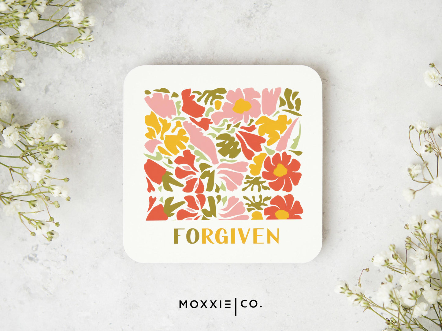 Forgiven Bible Verse Quote Motivational Magnet | Inspirational Gift - Moxxie Co.