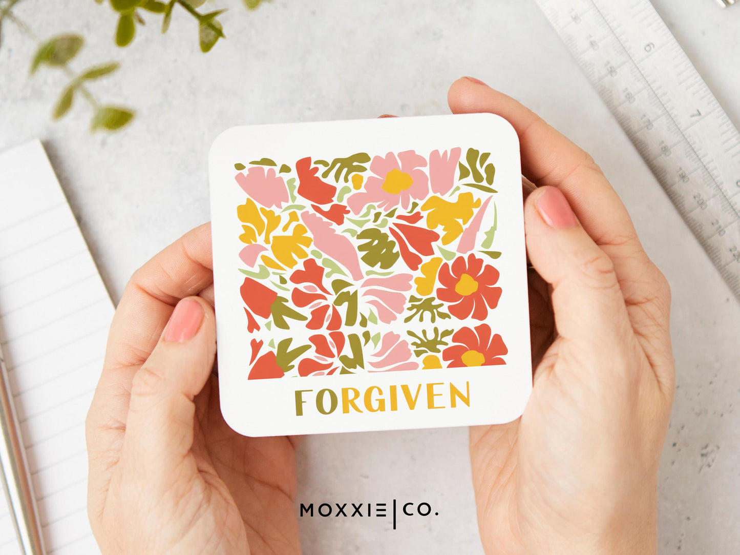 Forgiven Bible Verse Quote Motivational Magnet | Inspirational Gift - Moxxie Co.