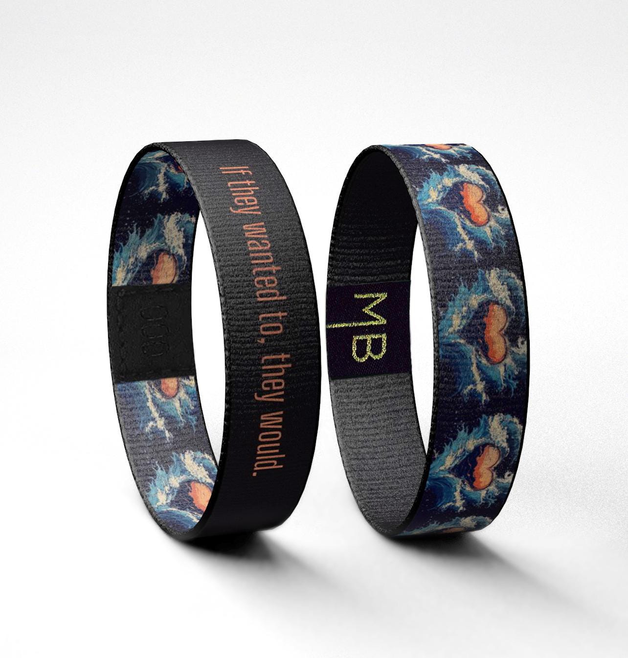 If They Wanted To, They Would Wristband Reversible Empowerment Bracelet | Heartbreak Recovery Gift | Mental Health Awareness Band