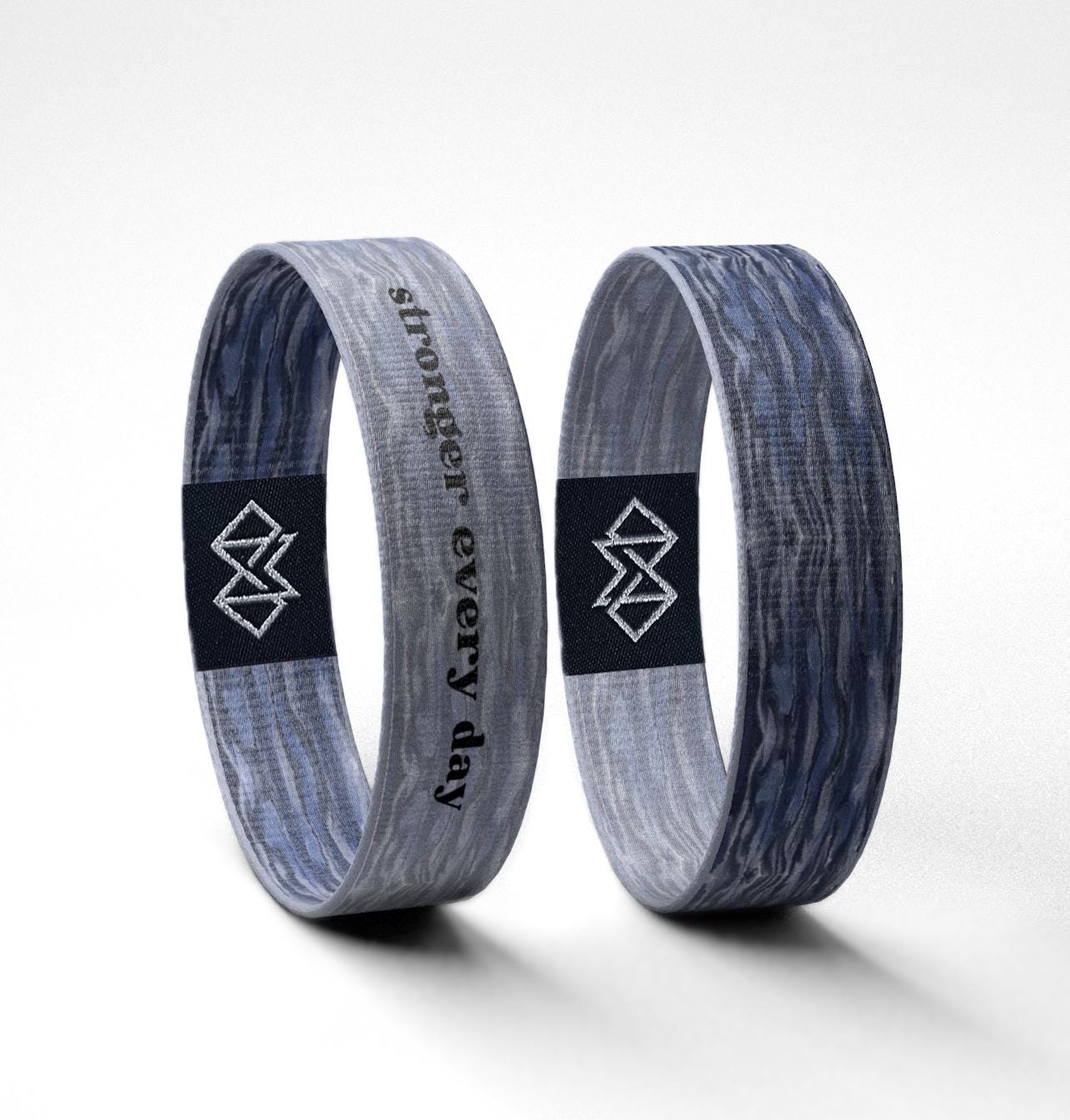 Stronger Every Day Wristband Reversible Motivational Bracelet for Resilience | Mental Health Gift for Men, Women & Teens