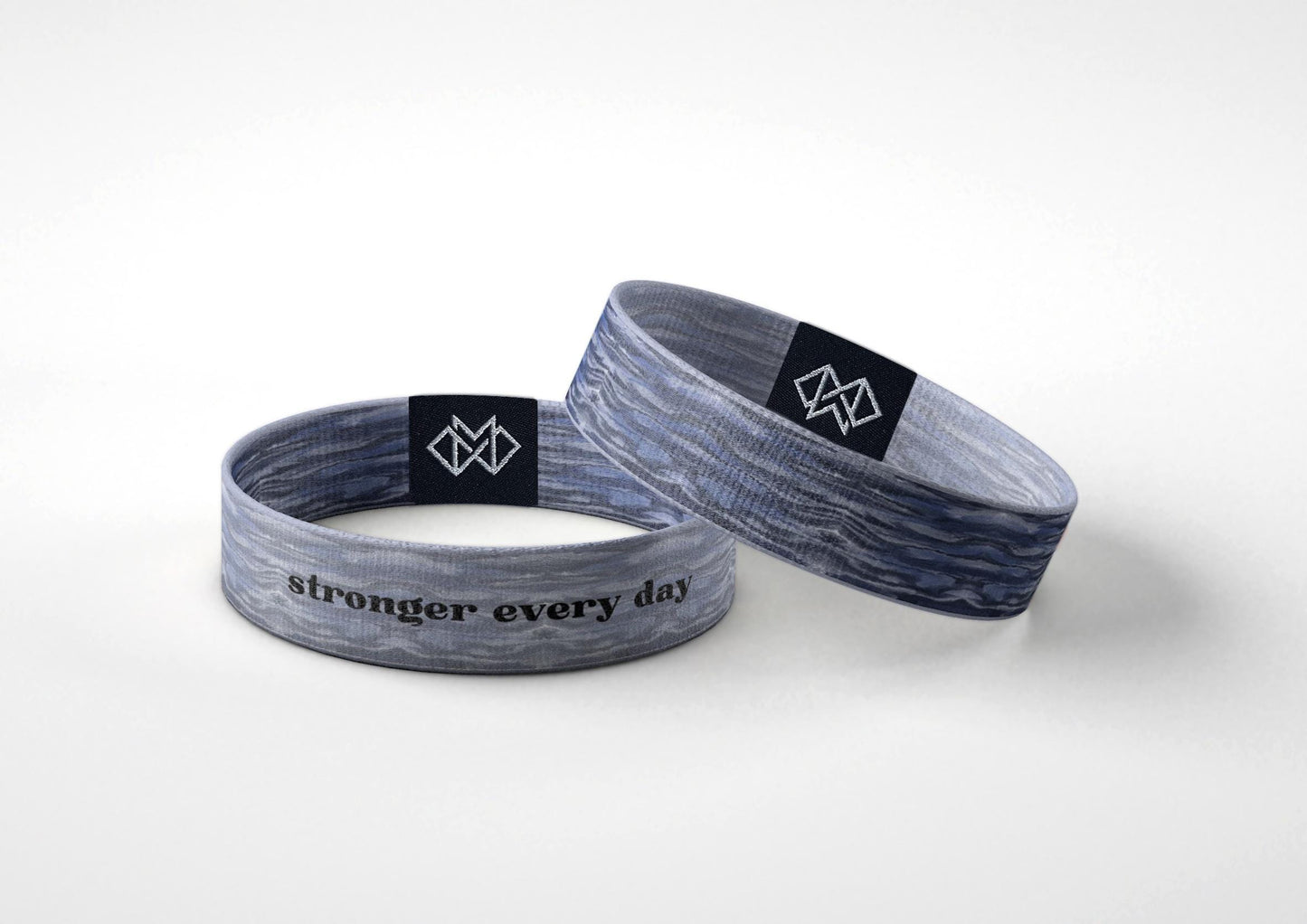 Stronger Every Day Wristband Reversible Motivational Bracelet for Resilience | Mental Health Gift for Men, Women & Teens