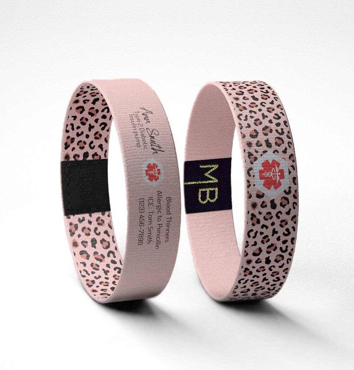 Custom Adult Medical Alert Wristband – Personalized ID Band for Allergies, Diabetes, Epilepsy & More – Non-Silicone, Soft & Comfortable