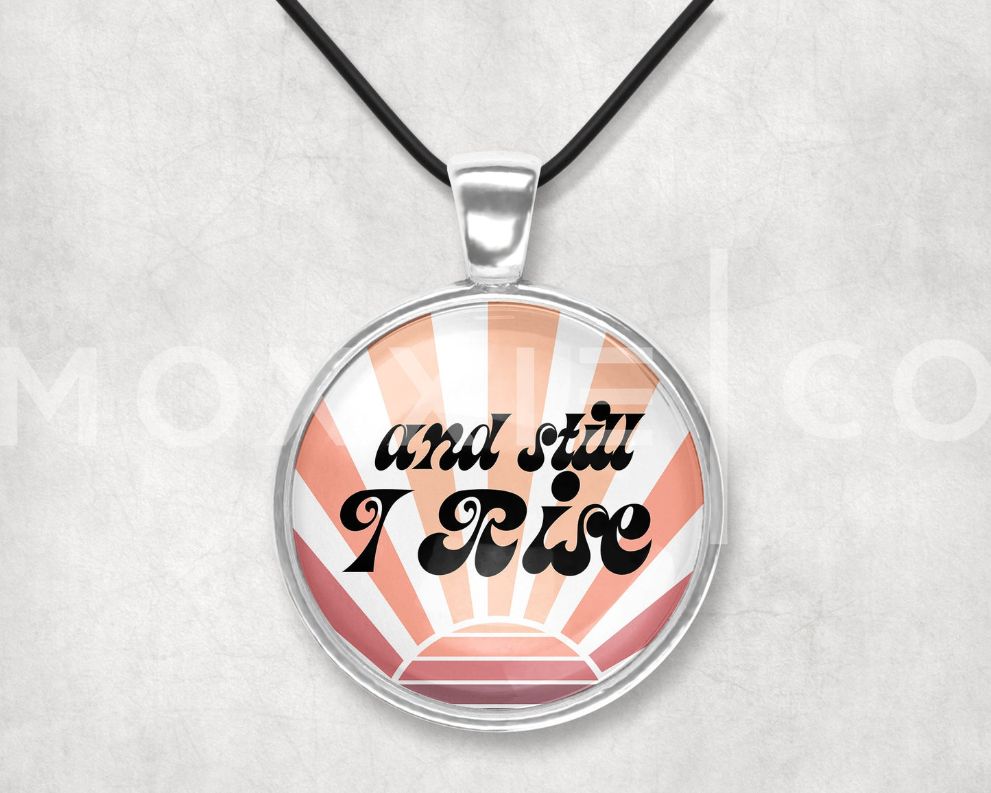And Still I Rise // Mental Health Anxiety Depression ADHD Grief Awareness Support Pendant Necklace Jewelry // Gifts for Her // Keychain