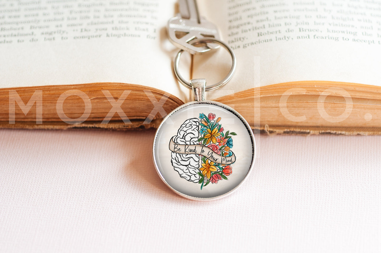 Be Kind to Your Mind Mental Health Awareness Pendant Necklace Jewelry // Gift for Her // Best Friend Gift // Popular Now // Keychain