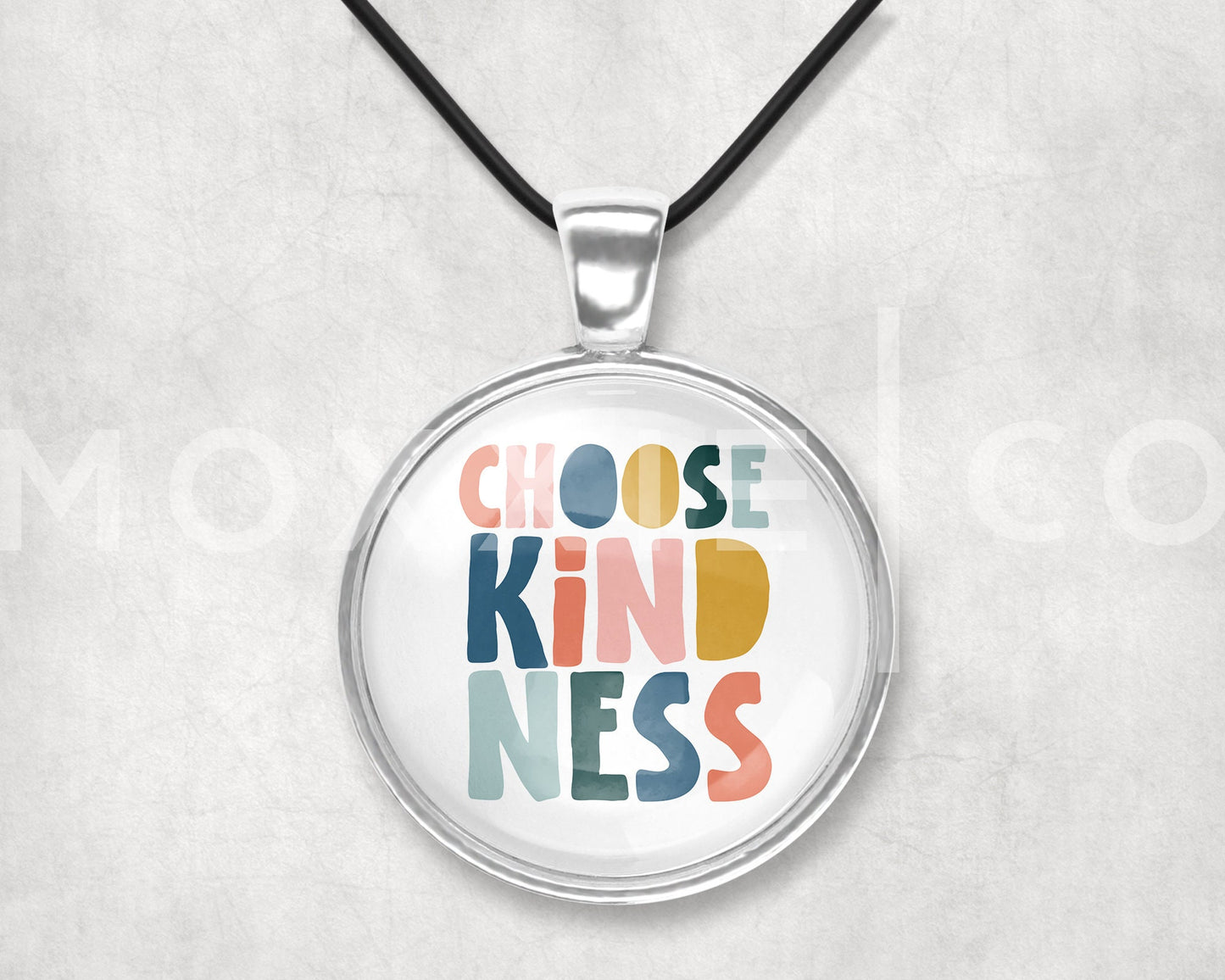 Choose Kindness Mental Health Awareness Pendant Necklace Jewelry // Gifts for Her // Best Friend Gift // Popular Now // Keychain