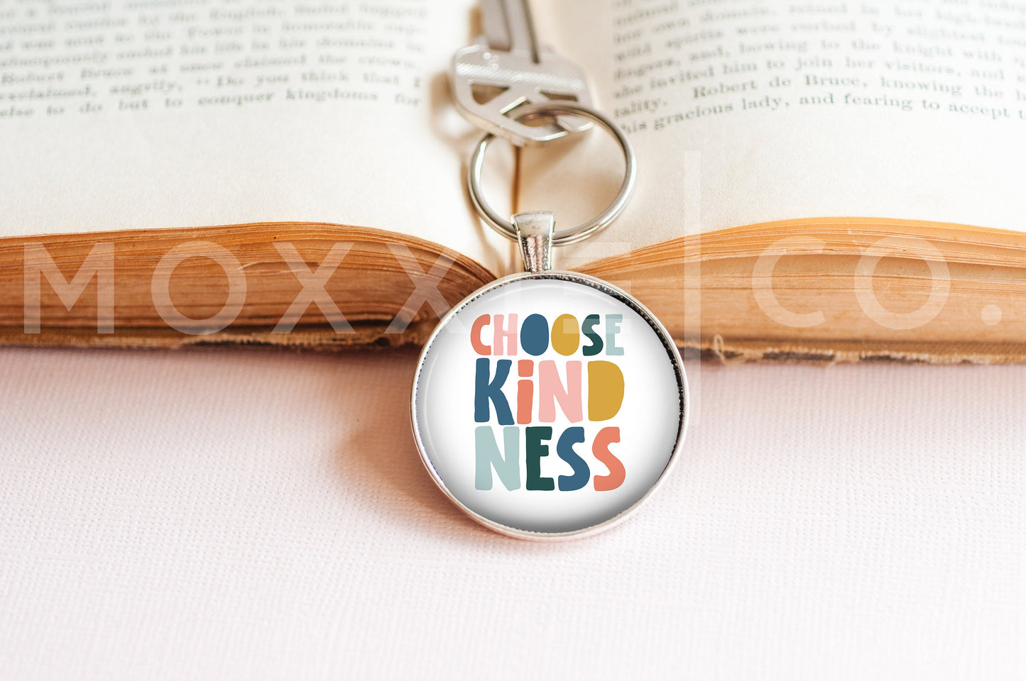Choose Kindness Mental Health Awareness Pendant Necklace Jewelry // Gifts for Her // Best Friend Gift // Popular Now // Keychain