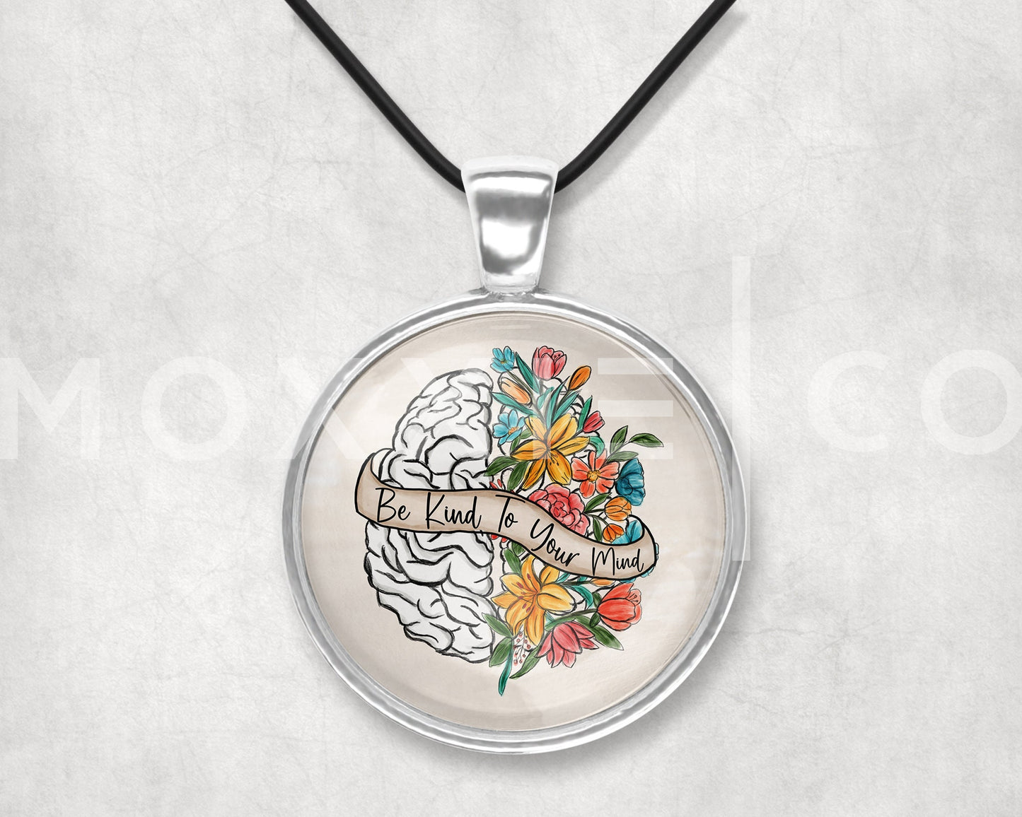Be Kind to Your Mind Mental Health Awareness Pendant Necklace Jewelry // Gift for Her // Best Friend Gift // Popular Now // Keychain