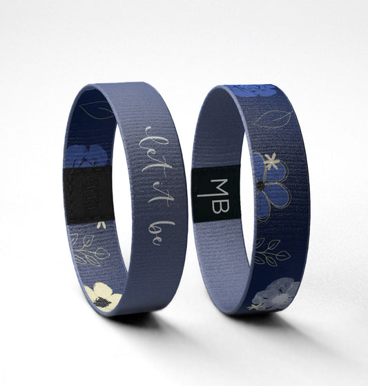 Let It Be Motivational Wristband Reversible Bracelet // Gifts for Her // Gifts for Him / Inspirational Gifts