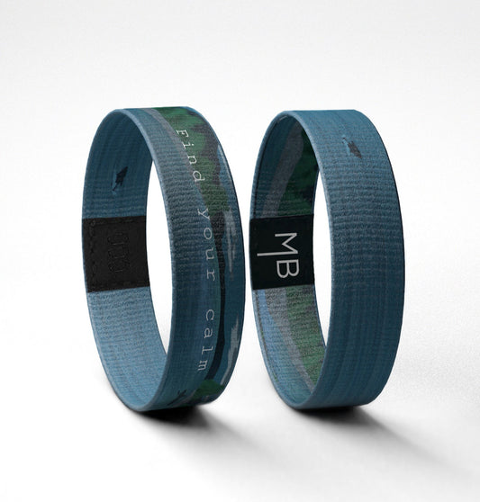 Find Your Calm Motivational Fabric Wristband Reversible Bracelet // Gifts for Her // Gifts for Him / Inspirational Gifts