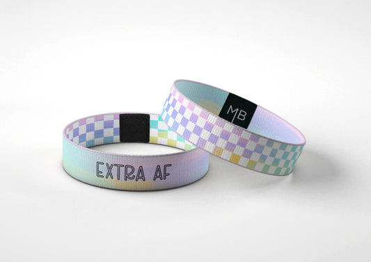 Extra AF Motivational Wristband Reversible Bracelet // Gifts for Her // Gifts for Him / Inspirational Gifts