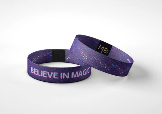 Believe in Magic reversible wristband // mental health bracelet // Inspirational wristband // gift for her