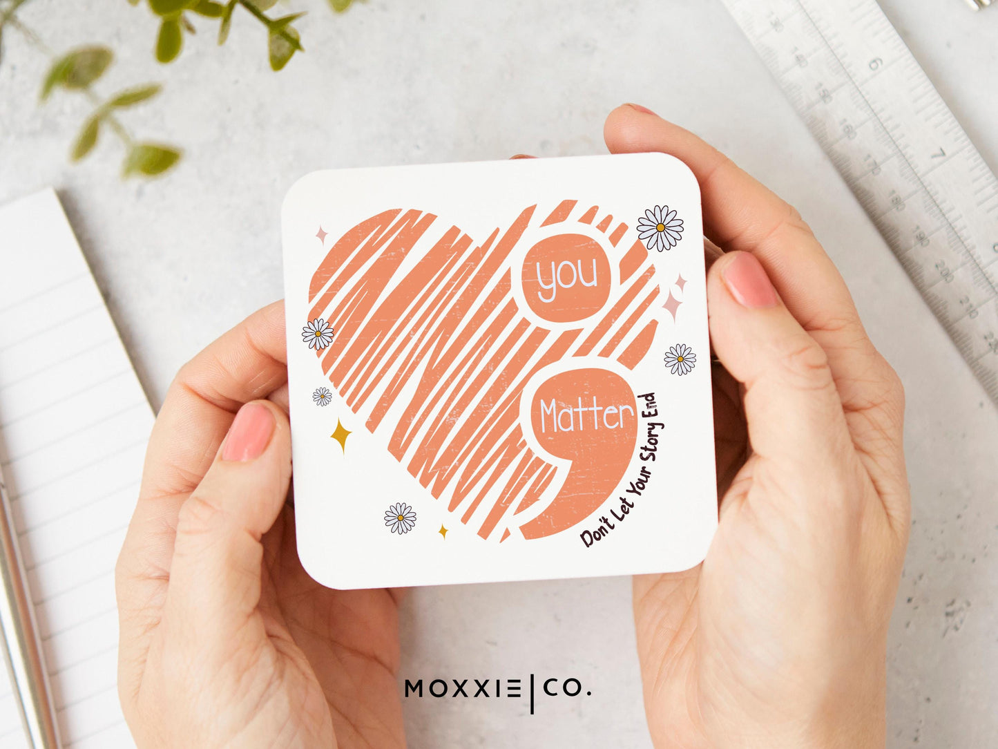 You Matter Motivational Magnet | Uplifting Inspirational Magnet Gift for Home or Office - Moxxie Co.