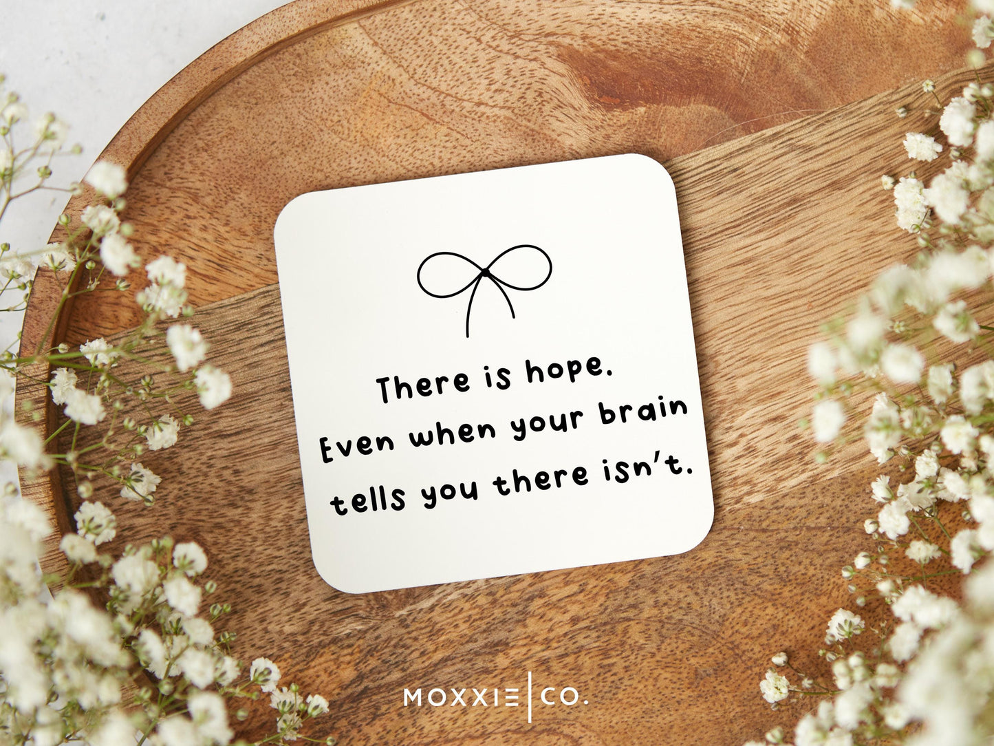 There is Hope Minimalist Motivational Magnet | Uplifting Gift for Mental Health - Moxxie Co.
