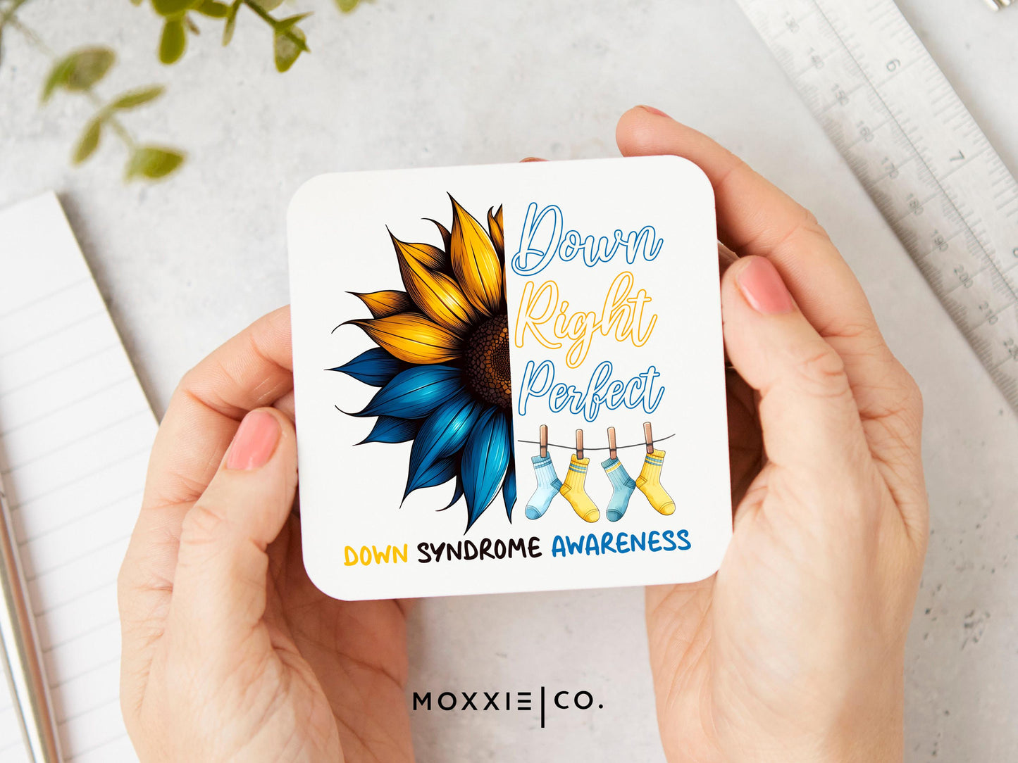 Down Right Perfect Down Syndrome Awareness Magnet | Uplifting Gift - Moxxie Co.