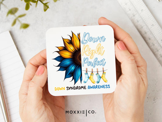 Down Right Perfect Down Syndrome Awareness Magnet | Uplifting Gift - Moxxie Co.