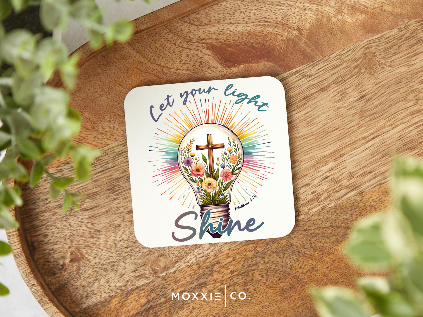 Let Your Light Shine Matthew 5:16 Motivational Magnet | Inspirational Gift - Moxxie Co.