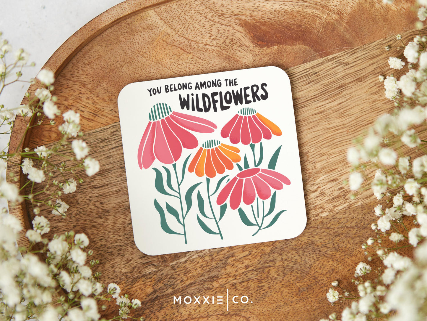 You Belong Among the Wildflowers Motivational Magnet | Uplifting Gift - Moxxie Co.