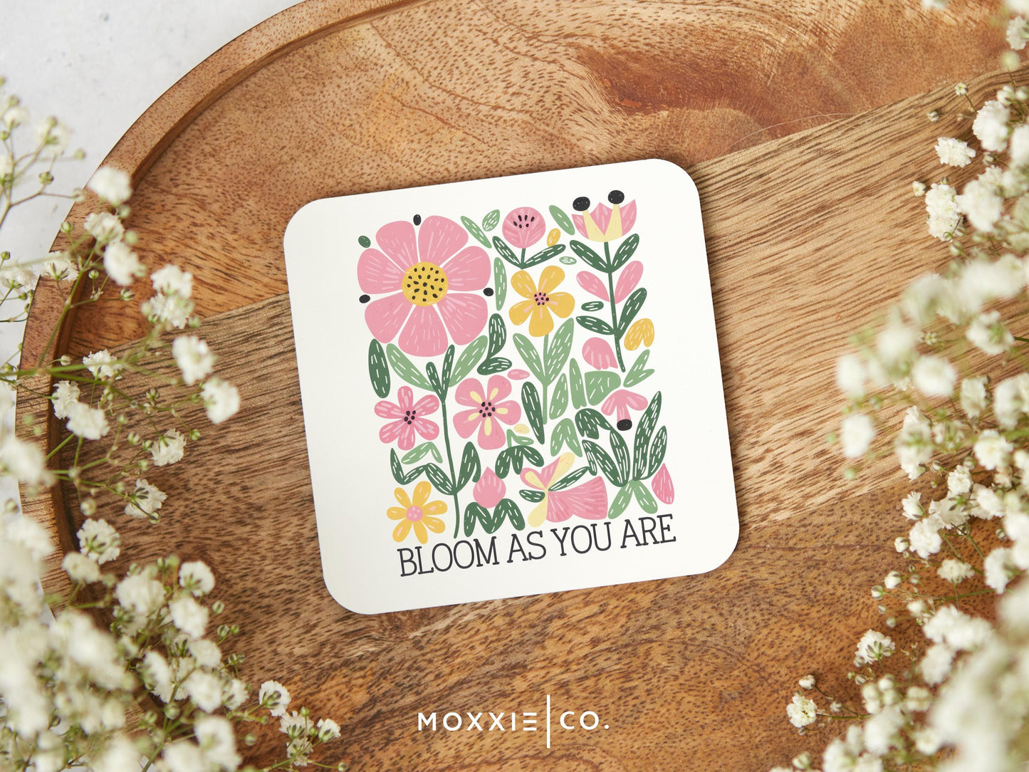 Bloom As You Are Floral Motivational Magnet | Inspirational Gift - Moxxie Co.