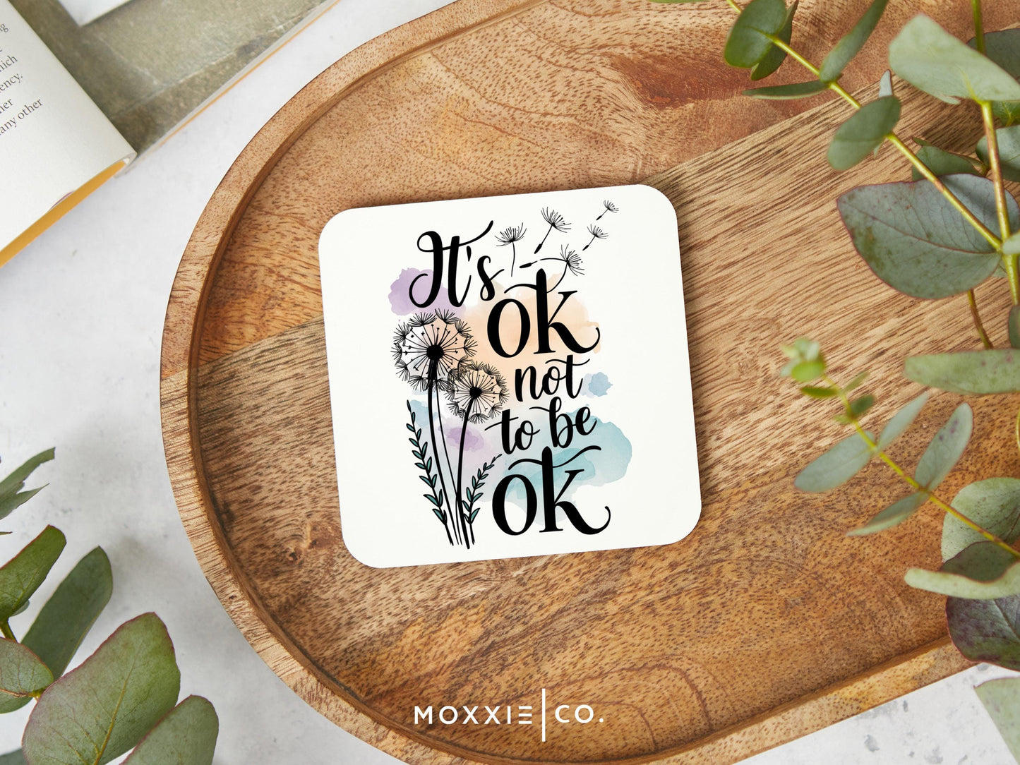 Its Ok Not to Be Ok Motivational Magnet | Mental Health Awareness Gift - Moxxie Co.