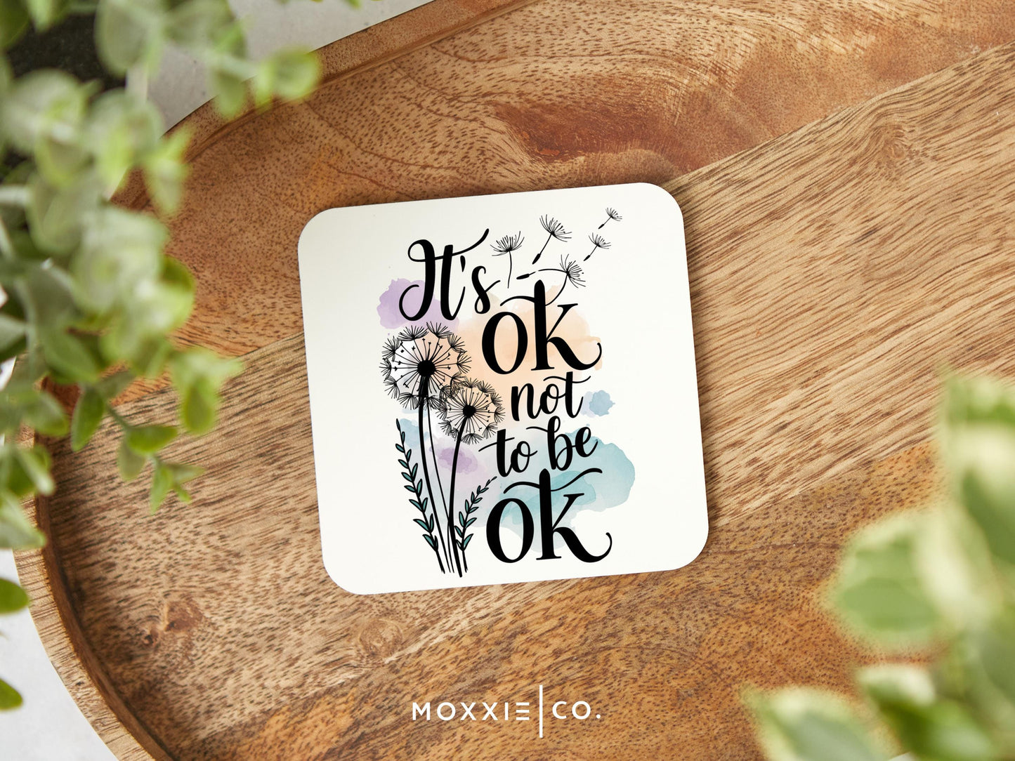 Its Ok Not to Be Ok Motivational Magnet | Mental Health Awareness Gift - Moxxie Co.